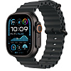 Apple Watch Ultra 2 49mm Black Titanium Case Ocean Band Black, Для других стран AWUB2-7